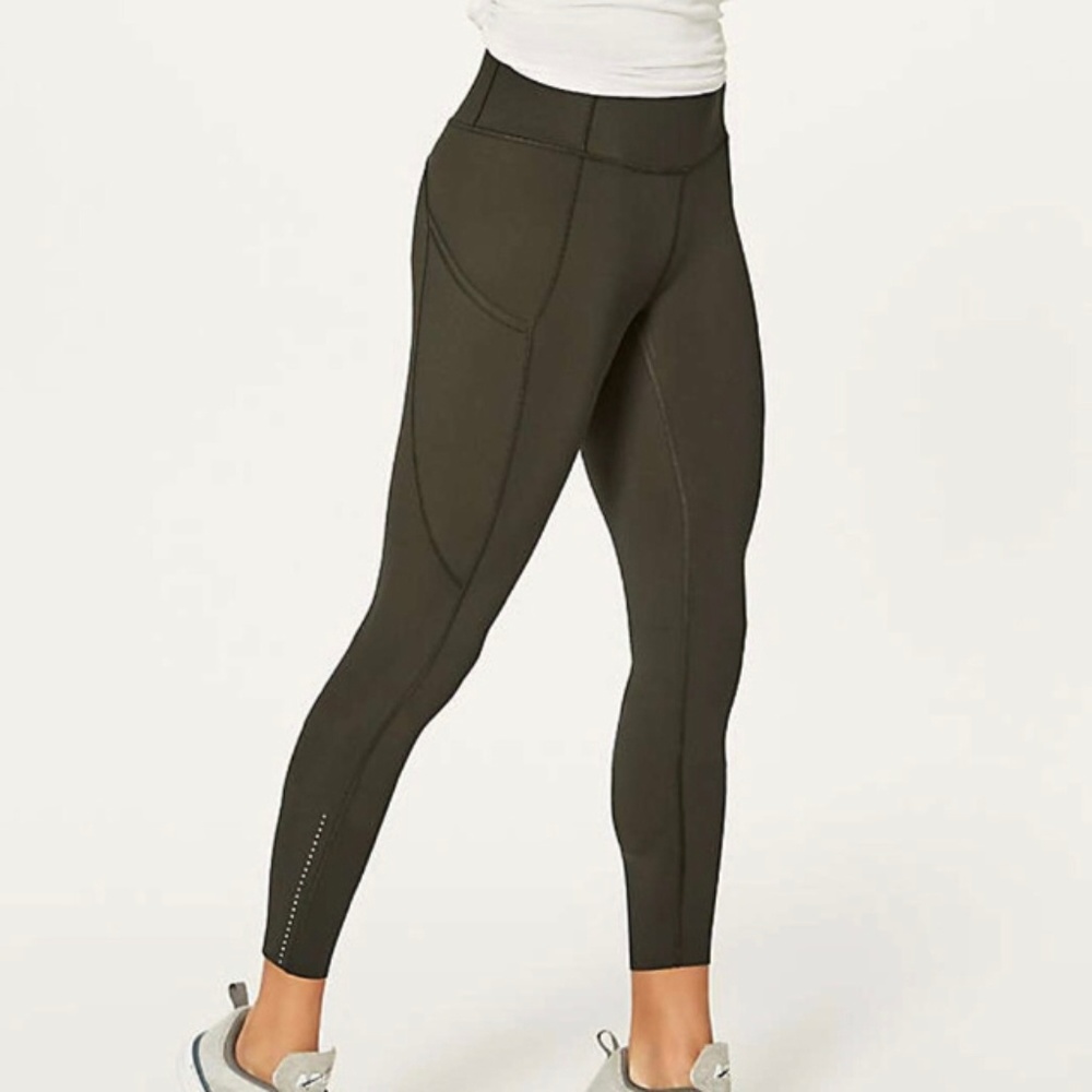 Lululemon Fast and Free Dark Olive